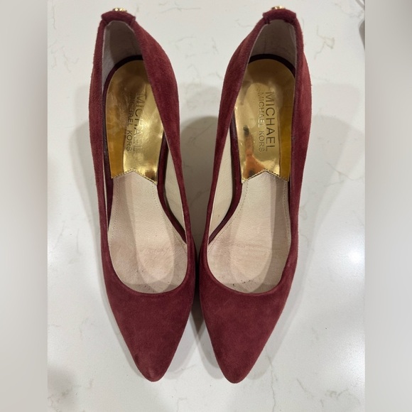 Michael Kors Shoes - Michael Kors Women's Red Suede Heels